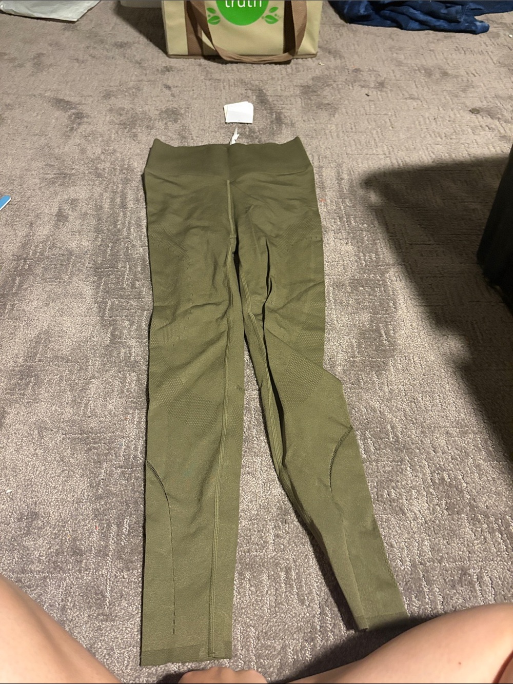 Fabletics Olive Seamless Active Leggings